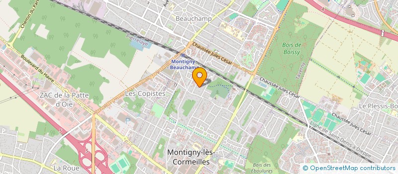 localisation de l'entreprise MADAME MATHILDE TELEGONE  MONTIGNY-LES-CORMEILLES