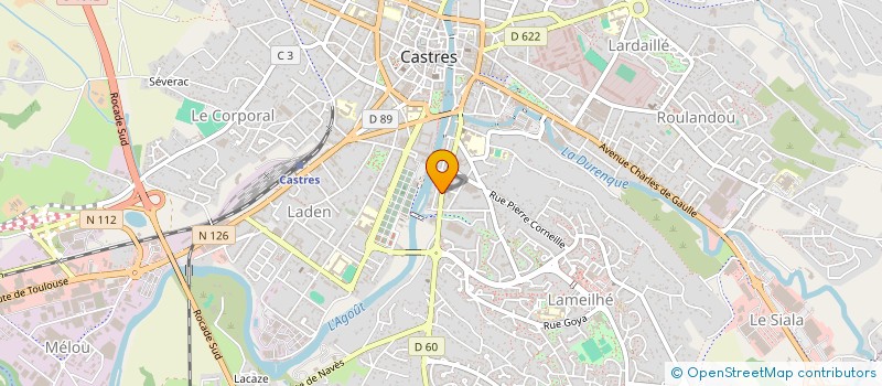 localisation de l'entreprise MADAME MATHILDE TESTART  CASTRES