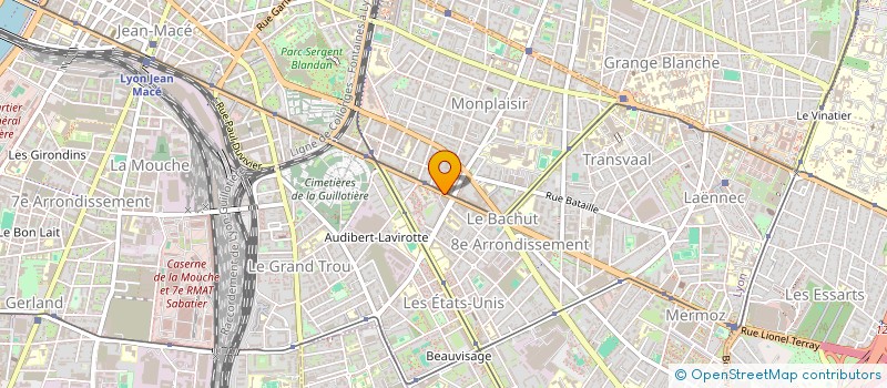 localisation de l'entreprise MADAME MATHILDE THIBAULT  LYON