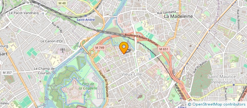 localisation de l'entreprise MADAME MATHILDE THIEBAULT  LILLE