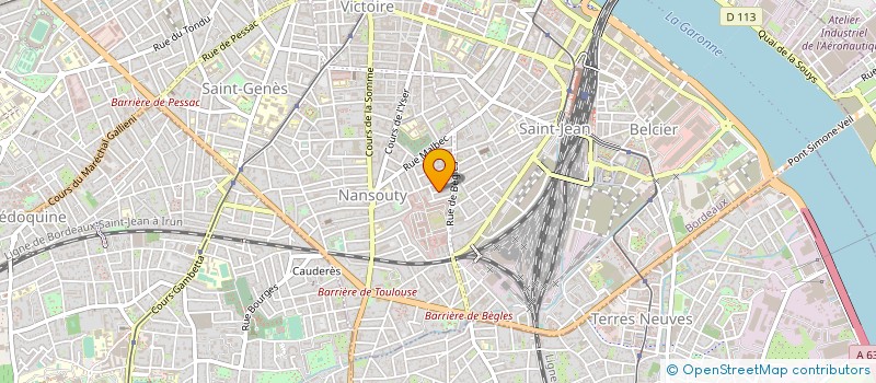 localisation de l'entreprise MADAME MATHILDE THINAT  BORDEAUX