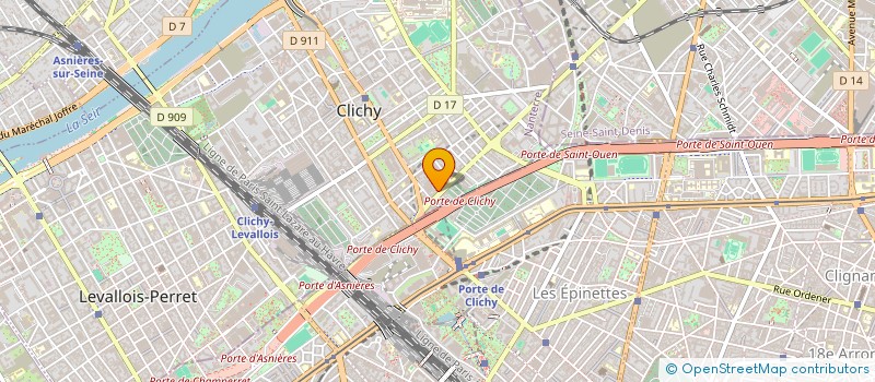 localisation de l'entreprise MADAME MATHILDE THOMAS à CLICHY