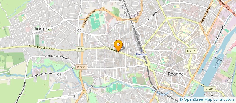 localisation de l'entreprise MADAME MATHILDE TIRINANZI  LE COTEAU