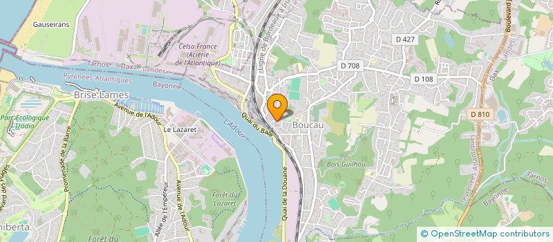 localisation de l'entreprise MADAME MATHILDE TISNE  BOUCAU