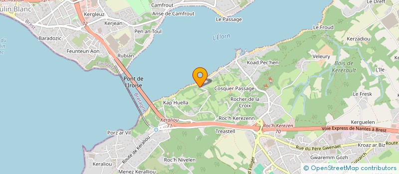 localisation de l'entreprise MADAME MATHILDE TOULLEC  PLOUGASTEL-DAOULAS