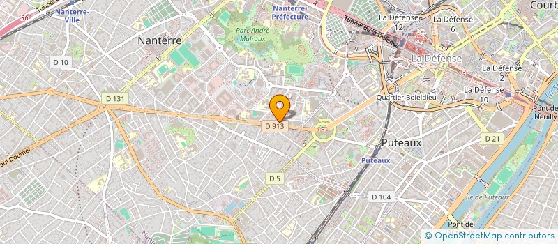 localisation de l'entreprise MADAME MATHILDE TREMEAC  BONDY