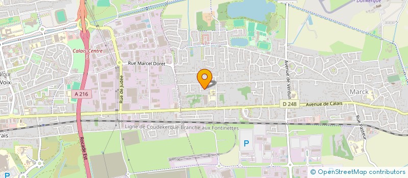 localisation de l'entreprise MADAME MATHILDE TROSZCZYNSKI  MARCK