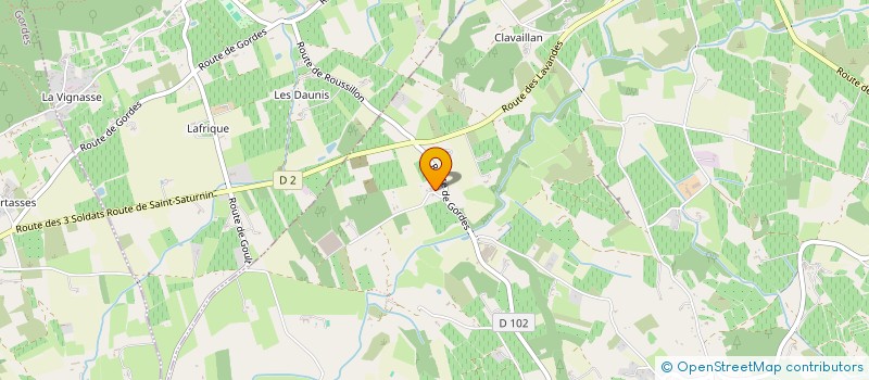 localisation de l'entreprise MADAME MATHILDE TUBAN  ROUSSILLON