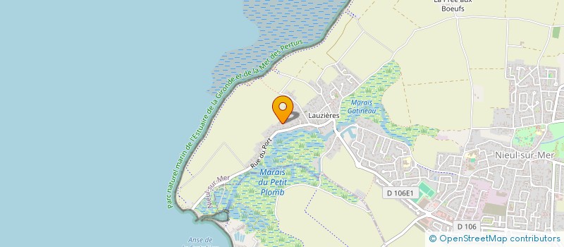 localisation de l'entreprise MADAME MATHILDE TUFFIGO  NIEUL-SUR-MER