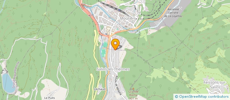 localisation de l'entreprise MADAME MATHILDE VACHER  SALINS-FONTAINE