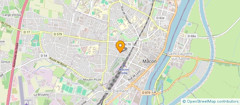 localisation de l'entreprise MADAME MATHILDE VAERNEWYCK  MACON