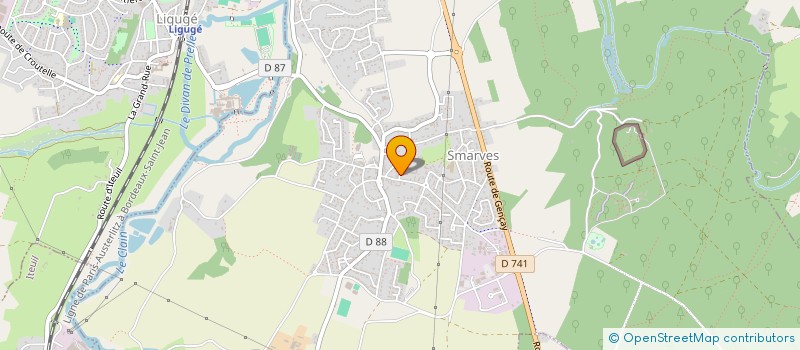 localisation de l'entreprise MADAME MATHILDE VALENTIN  CROUTELLE