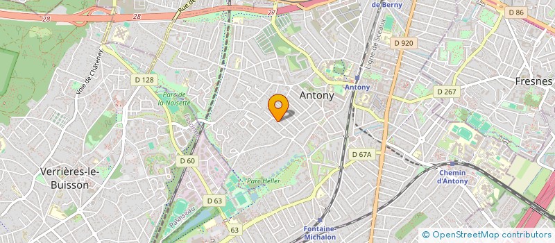 localisation de l'entreprise MADAME MATHILDE VALIN à ANTONY