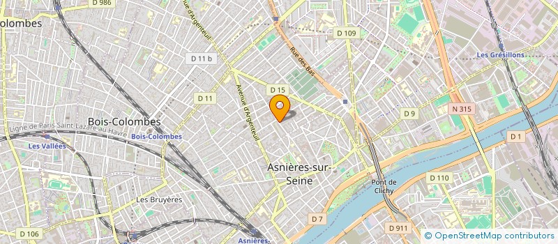 localisation de l'entreprise MADAME MATHILDE VALO à ASNIERES-SUR-SEINE