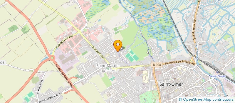 localisation de l'entreprise MADAME MATHILDE VANDENBERGUE  SAINT-MARTIN-LEZ-TATINGHEM