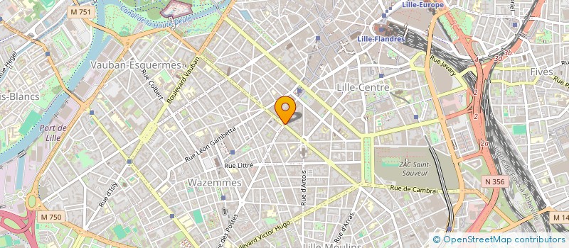 localisation de l'entreprise MADAME MATHILDE VANDENBOSSCHE à LILLE