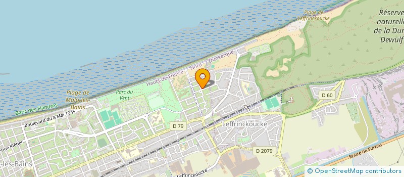 localisation de l'entreprise MADAME MATHILDE VANDEWOESTYNE à DUNKERQUE