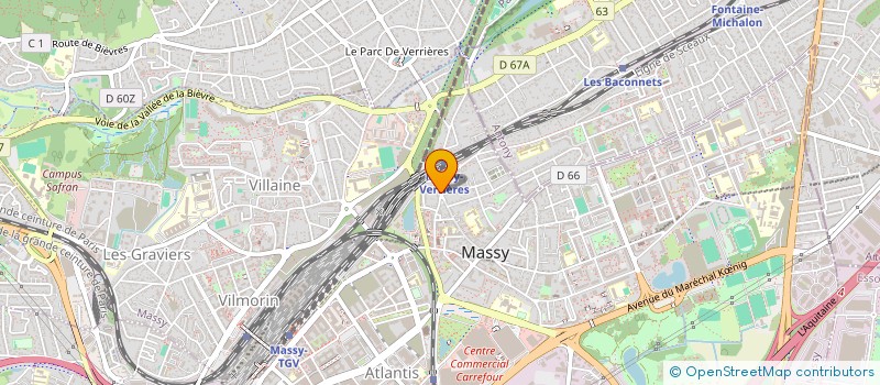 localisation de l'entreprise MADAME MATHILDE VANLEYNSEELE à MASSY