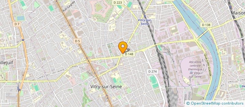 localisation de l'entreprise MADAME MATHILDE VANNIER à VITRY-SUR-SEINE