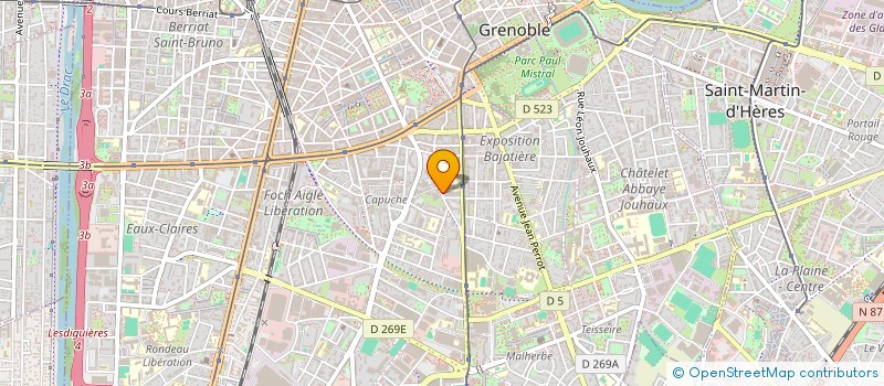 localisation de l'entreprise MADAME MATHILDE VARIN à GRENOBLE