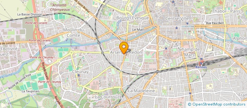 localisation de l'entreprise MADAME MATHILDE VASSEUR  RENNES