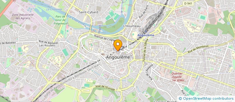 localisation de l'entreprise MADAME MATHILDE VEAU à ANGOULEME