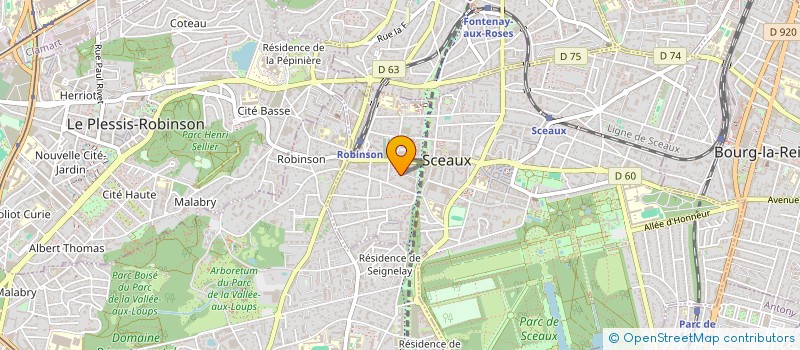localisation de l'entreprise MADAME MATHILDE VERNOIS à SCEAUX