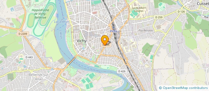 localisation de l'entreprise MADAME MATHILDE VIAL à VICHY