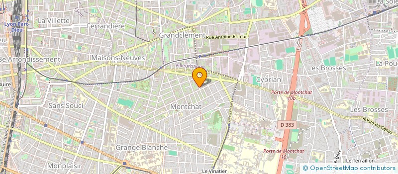 localisation de l'entreprise MADAME MATHILDE VIDAL à LYON
