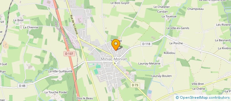 localisation de l'entreprise MADAME MATHILDE VIDALLET  MINIAC-MORVAN