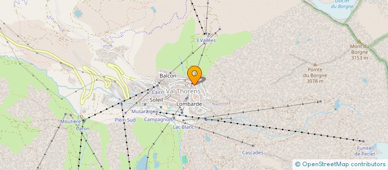 localisation de l'entreprise MADAME MATHILDE VIDONI  LES BELLEVILLE