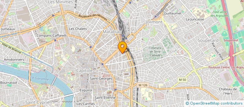 localisation de l'entreprise MADAME MATHILDE VIGNAUD à TOULOUSE