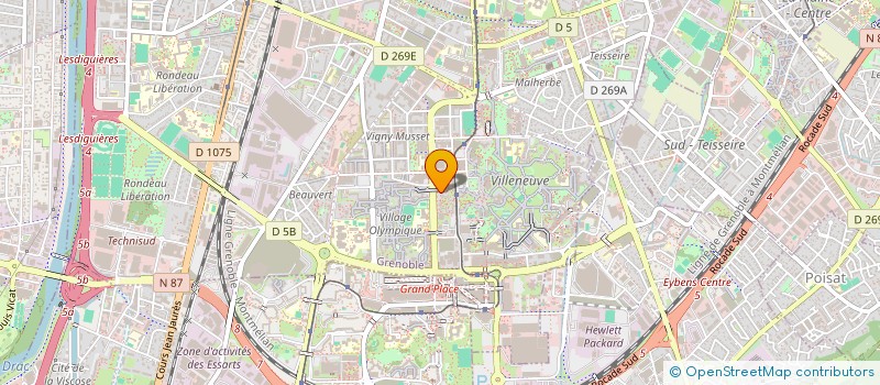 localisation de l'entreprise MADAME MATHILDE VIONNET  GRENOBLE