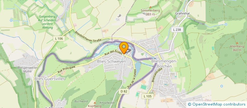 localisation de l'entreprise MADAME MATHILDE VOGA  UXEGNEY