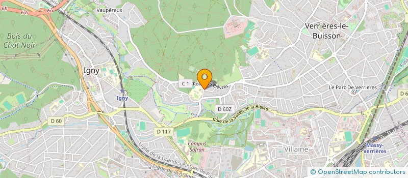 localisation de l'entreprise MADAME MATHILDE VOITUS  VERRIERES-LE-BUISSON