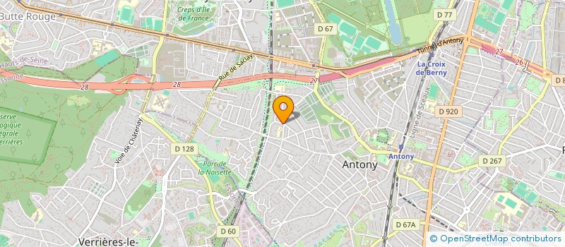 localisation de l'entreprise MADAME MATHILDE WAHL à ANTONY