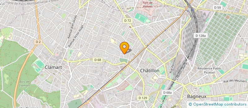 localisation de l'entreprise MADAME MATHILDE WEN à CHATILLON
