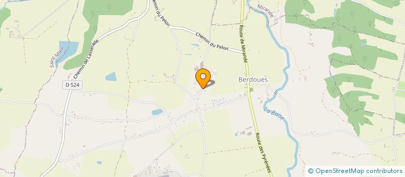 localisation de l'entreprise MADAME MATHIS DUMORTIER  BERDOUES