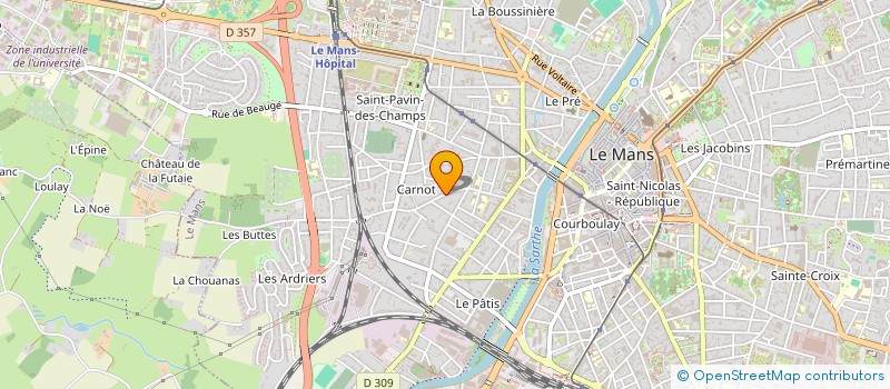 localisation de l'entreprise MADAME MATHIS SARDI  LE MANS