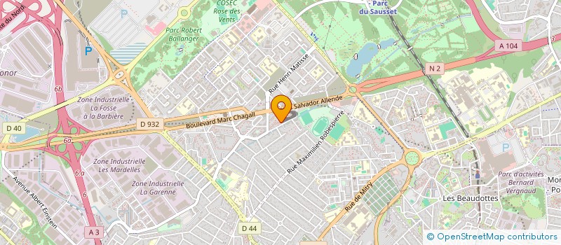 localisation de l'entreprise MADAME MATHITA N DIAYE à AULNAY-SOUS-BOIS