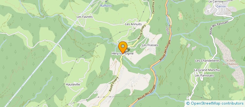 localisation de l'entreprise MADAME MATHOLAZ MARIN à UGINE