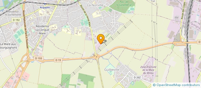 localisation de l'entreprise MADAME MATHURINE BELORGANE  LA NORVILLE