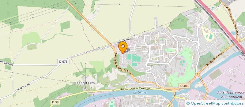 localisation de l'entreprise MADAME MATHY MATONDO LUZALA  MONTEREAU-FAULT-YONNE