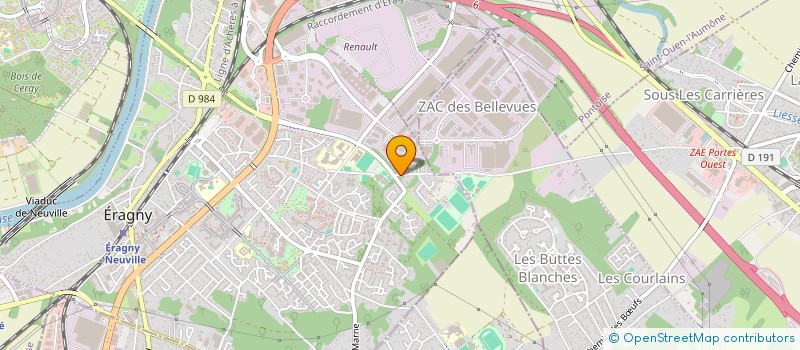 localisation de l'entreprise MADAME MATIDA SYLLA  ERAGNY