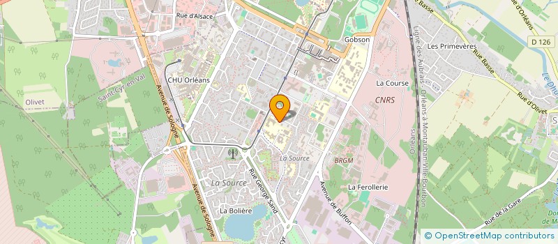 localisation de l'entreprise MADAME MATIELA MANGOMBO-NDUMBU à ORLEANS