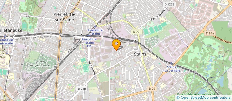 localisation de l'entreprise MADAME MATIGIDA GASSAMA à STAINS