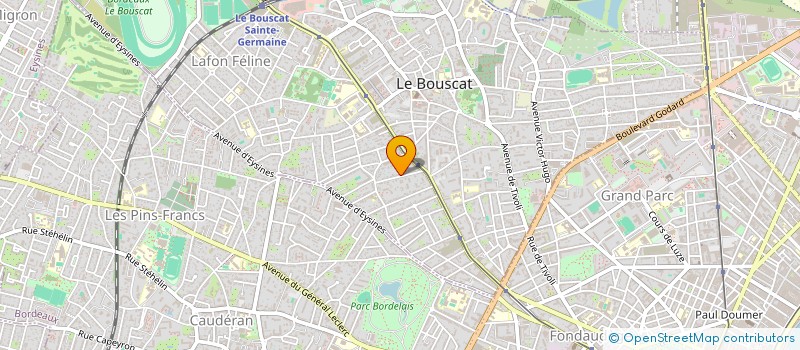 localisation de l'entreprise MADAME MATILDA CHARBONNIER à LE BOUSCAT