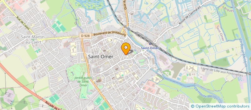 localisation de l'entreprise MADAME MATILDA HENQUEZ  SAINT-OMER