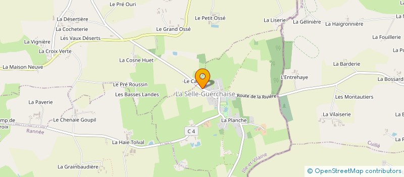 localisation de l'entreprise MADAME MATILDE HETAULT  LA SELLE-GUERCHAISE