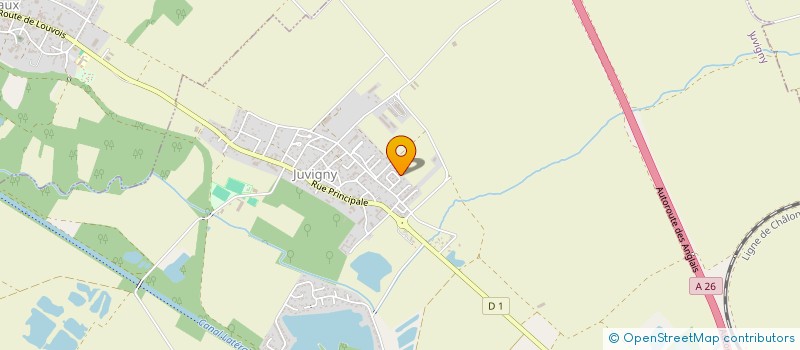 localisation de l'entreprise MADAME MATILDE KLISING  JUVIGNY